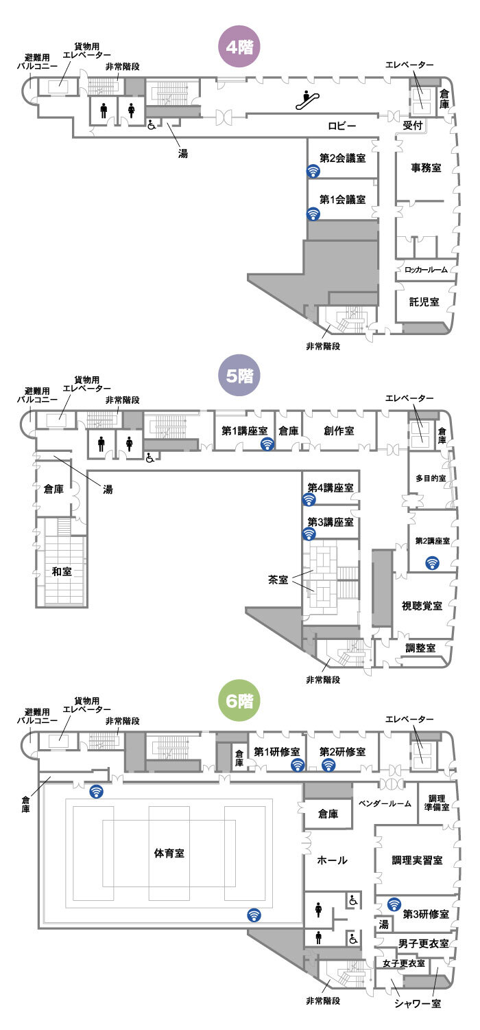西部公民館　平面図