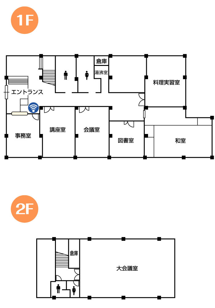 都跡公民館　平面図