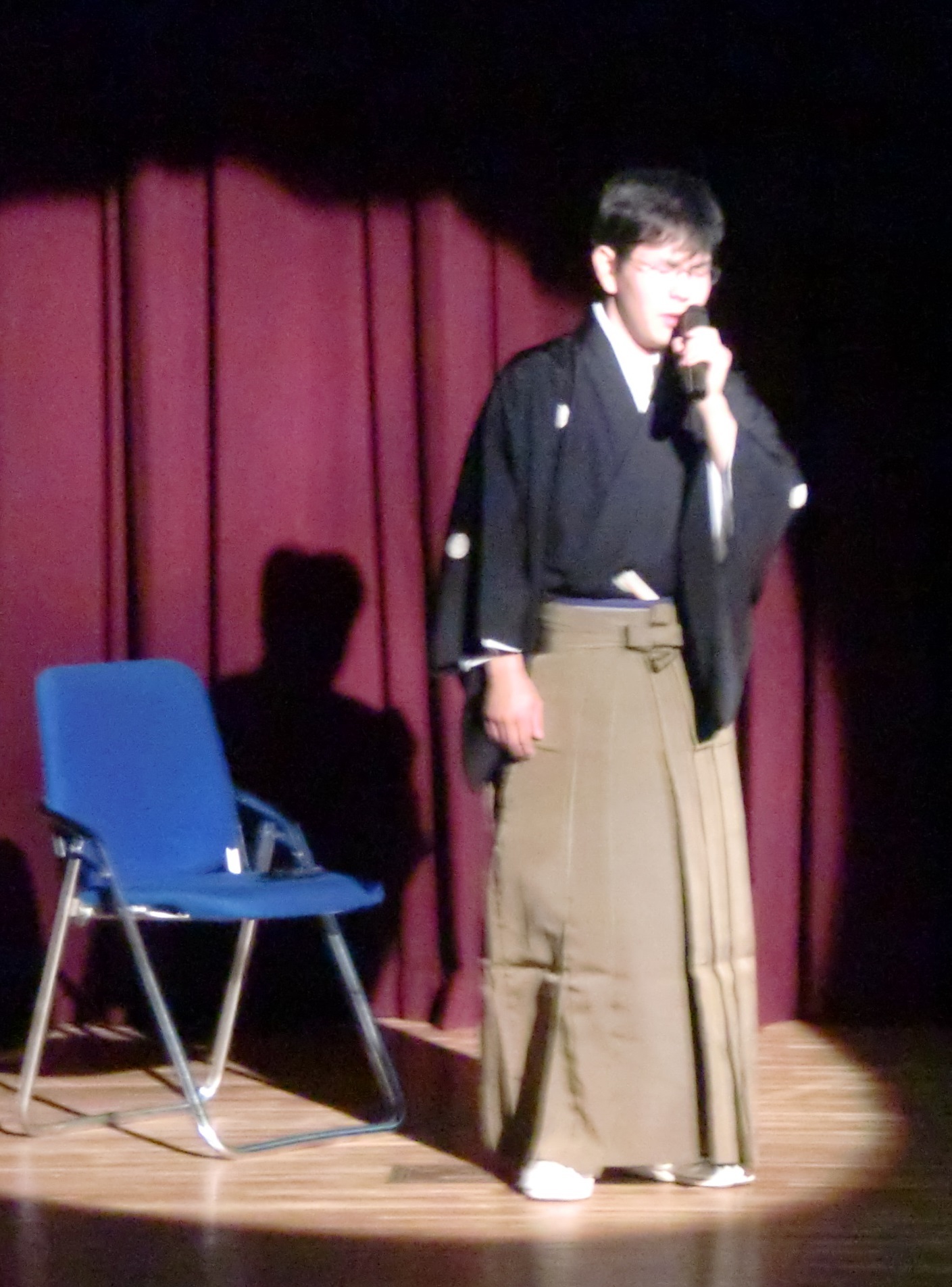 講師による詩吟