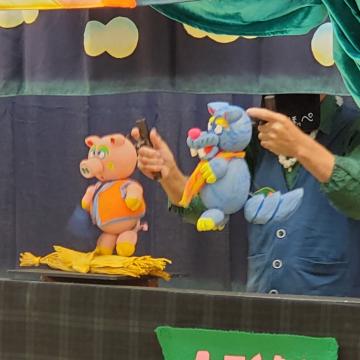 人形劇の写真