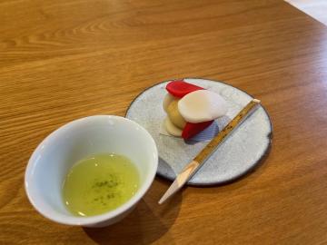 月ヶ瀬茶と和菓子