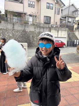 嬉しい！があふれてる笑顔です